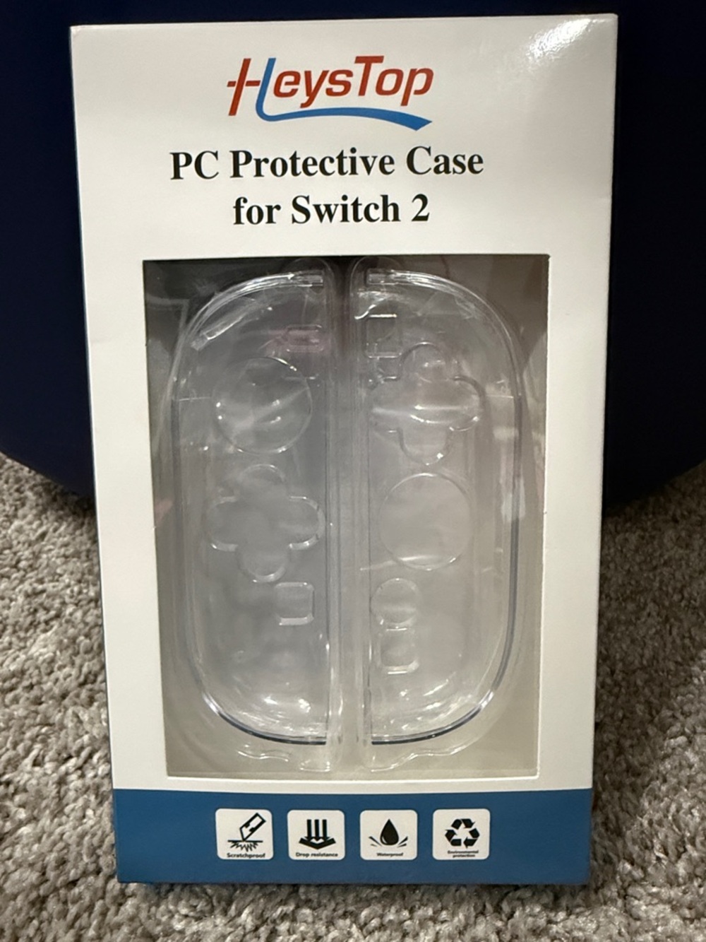 HeysTop PC Protective Case for Nintendo Switch 2 protective case transparent